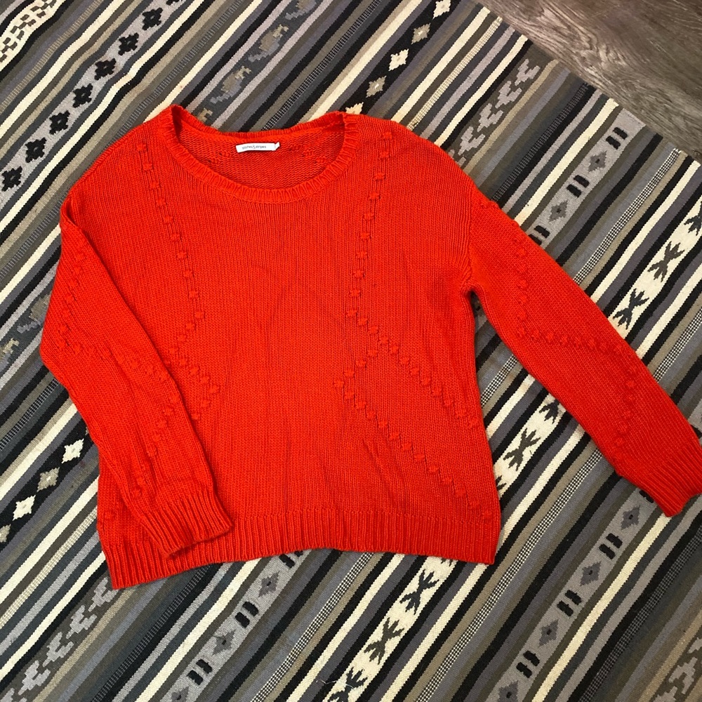 Stitches and Stripes Oversized Sweater